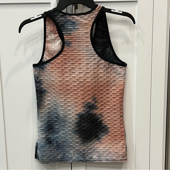 Scrunch Butt Shaping/Lifting Tie Dye 3PC Set With Hooded Jacket - Picture 8 of 13